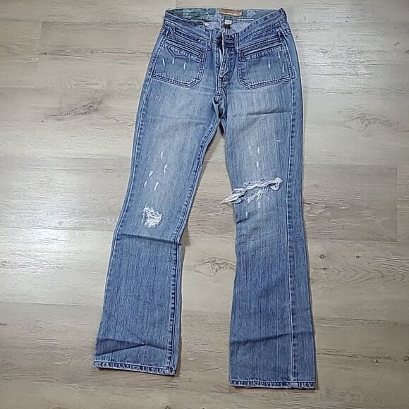 Abercrombie & Fitch Denim - Abercrombie and Fitch Distressed Bootcut Jeans - Size 2 vintage